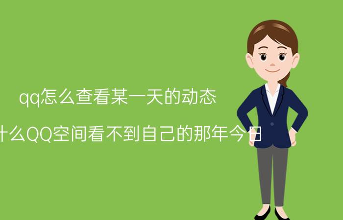 qq怎么查看某一天的动态 为什么QQ空间看不到自己的那年今日？